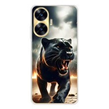 Чехол с картинкой «Хищники» для Realme C56 – Пантера