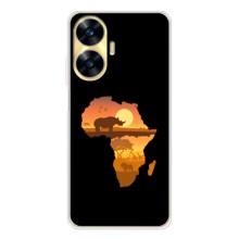 Летний Чехол на Realme C56 – Карта
