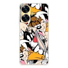Популярные Чехлы с картинками для Реалми С56 (Looney Tunes)