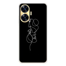 Силіконові Чохли Коханій людині для Realme C56 – Закохана пара