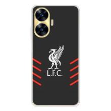 Силиконовые Чехлы принт Футбол на Realme C56 – Эмблема Liverpool