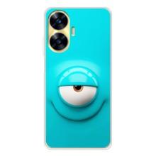 Силиконовые Чехлы (смешные стикеры) для Realme C56 – Одноглазик