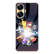 Силиконовый Чехол (атрибутика Клеш Роял) для Realme C56 – Кланы