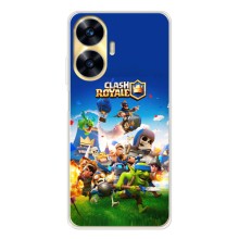 Силиконовый Чехол (атрибутика Клеш Роял) для Realme C56 – Клеш рояль