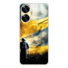 Силиконовый Чехол (атрибутика Клеш Роял) для Realme C56 – Война