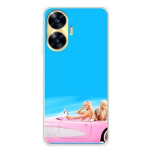 Силиконовый Чехол Барби Фильм на Realme C56 – Барби и Кен