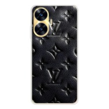 Текстурный Чехол Louis Vuitton для Реалми С56 – Черный ЛВ