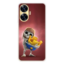 Чехол з героями Клеш Рояль для Realme C56 (Скелет)