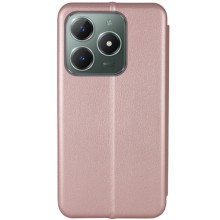 Кожаный чехол-книжка Classy для Realme C61 4G – Rose Gold