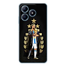 Чехлы для Realme C61 (Leo чемпион) (AlphaPrint) (Месси Король)