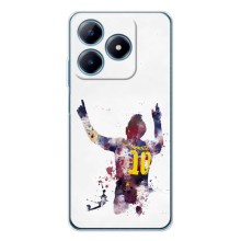 Чехлы Месси для Realme C61 (AlphaPrint) (Messi Barca)