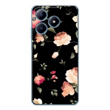 Чехлы с Цветами для Realme C61 (VPrint) (Розочки)