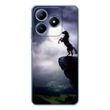 Чехлы с изображением разных животных для Realme C61 (Лошадь)