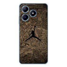 Чехлы для Realme C61 - с картинкой JORDAN (AlphaPrint) (Logo Jordan)