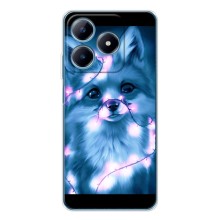 Чехлы с картинкой Лисички для Realme C61 (VPrint) (Яркая лисичка)