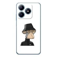 Чехлы с Обезьянами NFT для Realme C61 (AlphaPrint) (обезьяна NFT Adidas)