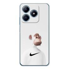Чехлы с Обезьянами NFT для Realme C61 (AlphaPrint) (обезьяна NFT Nike)