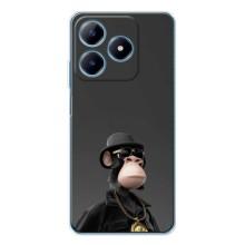 Чехлы с Обезьянами NFT для Realme C61 (AlphaPrint) (Обезьяна NFT)