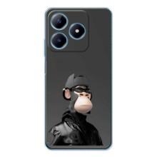 Чехлы с Обезьянами NFT для Realme C61 (AlphaPrint) (стильная обезьяна NFT)