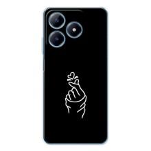 Чехлы (Знак сердечка) на Realme C61 – Знак Сердечка