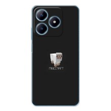 Чехол Майнкрафт на Realme C61 (AlphaPrint) Minecraft (Овечка Майнкрафт)