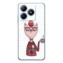 Чехол на тематику: Коты для Realme C61 – Кот аристократ