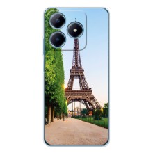 Чехол Эйфелева Башня для Realme C61 - (AlphaPrint) (Дорога в Париж)