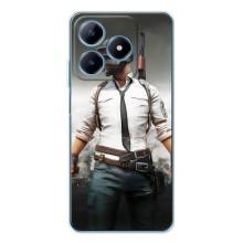 Силиконовый чехол с картинкой "Герой Pubg" на Realme C61 – Пабг