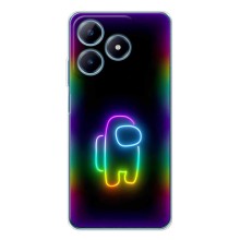 Чехол Амонг Ас для Realme C61 (AlphaPrint) (Яркий скин)