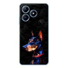 Бампер для Realme C61 з картинкою "Песики" (Собака Мопсік)