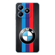 Чехол для Реалми С61 - с принтом БМВ (AlphaPrint) (Лого BMW)