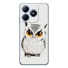 Чехол с птицами на Realme C61 (VPrint) (Милая Сова)