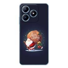 Чехол Санта Клаус для Realme C61 (Подарки от Санты)