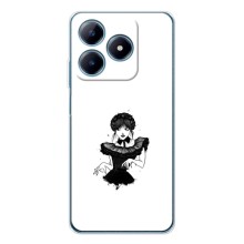 Чехлы Венсдей на Realme C61 Уэнсдей (AlphaPrint) (танец Уэнздей)