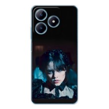 Чехлы Венсдей на Realme C61 Уэнсдей (AlphaPrint) (взгляд Уэнздей)
