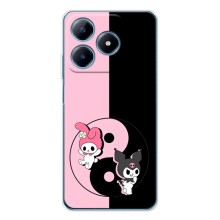 Чехол с кроликом Куроми на Realme C61 (Куроми Инь Янь)