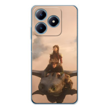 Чехол как приручить дракона на Realme C61 (Фильм дракон)