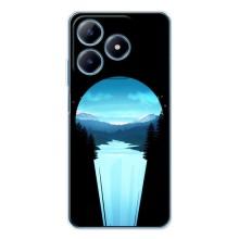 Летний Чехол на Realme C61 – Синий Водопад