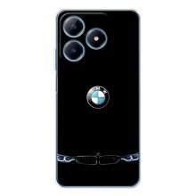 Силіконовий бампер з картинкою машини на Realme C61 – Чорний BMW