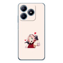 Чехлы Персонажи Аниме Наруто для Realme C63 4G (AlphaPrint) (Лайк Сакура)