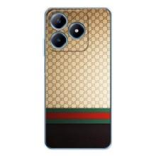 Чехлы Бренд GUCCI для Realme C63 4G – Фон Гуччи