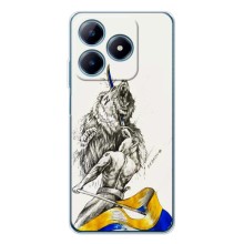 Чехлы Доброго вечора, ми за України для Реалми С63 4G (AlphaPrint) (Победа)