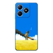 Чехлы на военную тематику для Realme C63 4G – Попадание