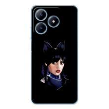 Чехлы с принтом Уэнсдей на Realme C63 4G – Милая Уэнсдей