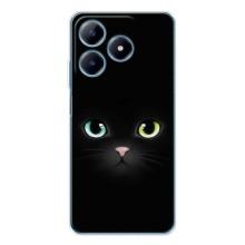 Чехол на тематику: Коты для Realme C63 4G – Черный Котик