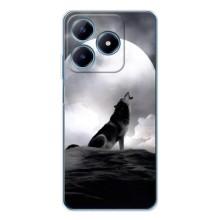 Чехол с Волком на Realme C63 4G – Волк и луна
