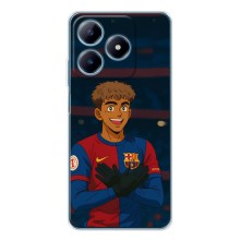Чехол с футболистом Ламин Ямаль Realme C63 4G (Футболист Ямал)