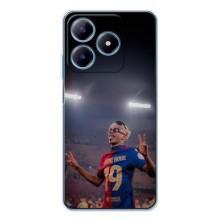 Чехол с футболистом Ламин Ямаль Realme C63 4G (Ямаль на стадионе)