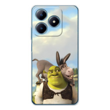 Чохол з мультфільмом Шрек на Realme C63 4G – Шрек і осел