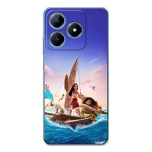 Чехол с мультфильмом Моана Realme C63 4G (Моана и Мауи)